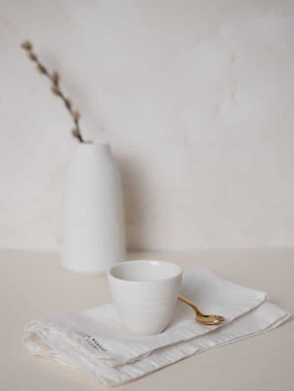tasse café Pure "drapé"  blc – Image 5