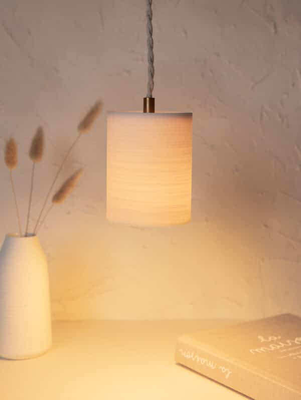 Baladeuse Pure CYL câble tressé blanc lin – Image 2
