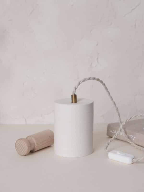 Baladeuse Pure CYL câble tressé blanc lin – Image 3