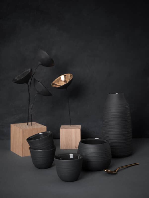 Ensemblecollection Elegant porcelaine Noir intense MaisonGASNIER