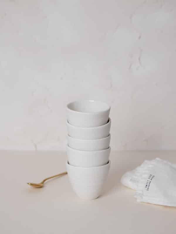 tasse café Pure "drapé"  blc – Image 4