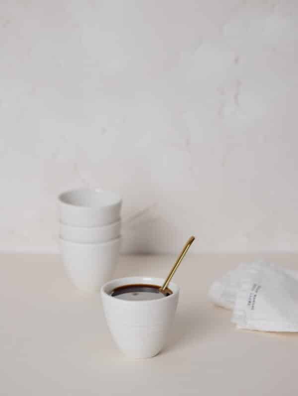 tasse café Pure "drapé"  blc – Image 2