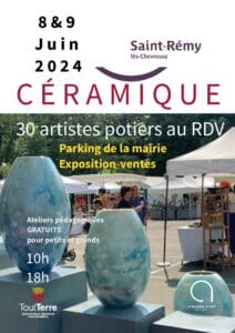 Affiche du marché de potiers de St Remy les Chevreuses 2024