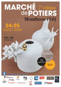 Affiche du Marché de potiers de Montbron 2024